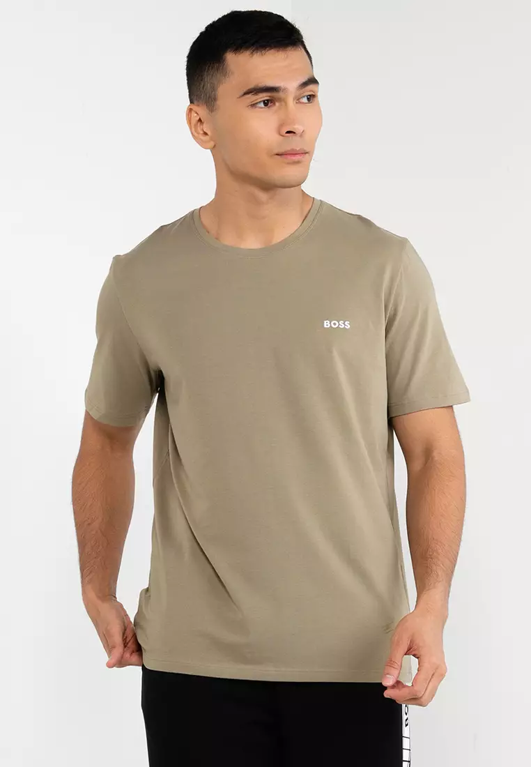 hugo boss khaki shirt