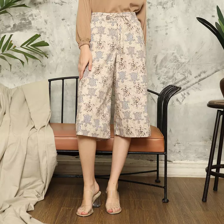 Aaida Batik Culotte Khaki