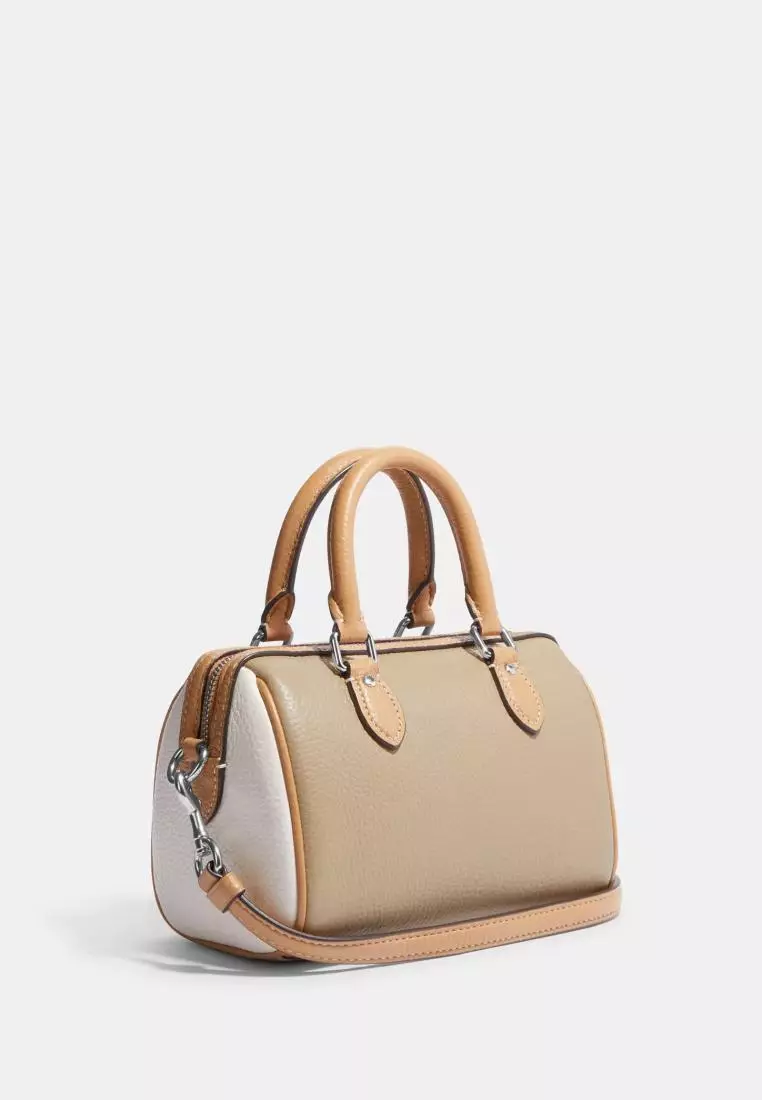 Coach Rowan Mini Rowan Crossbody In Colorblock Sandy Beige Multi