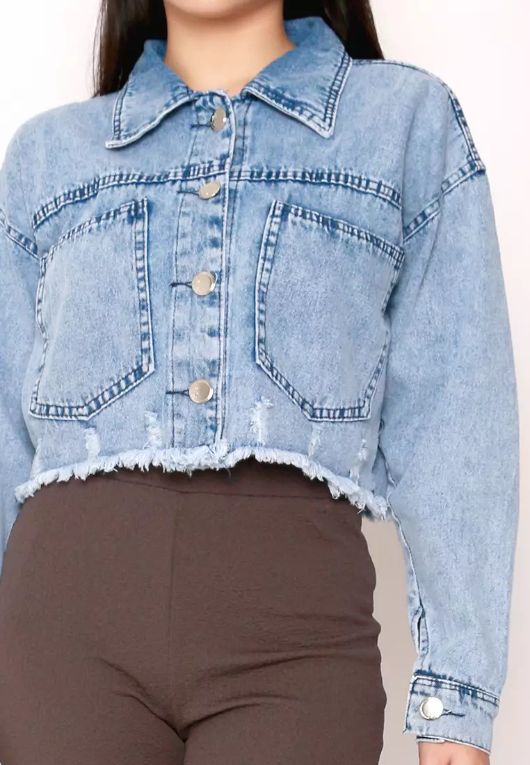 Crop Jacket Denim