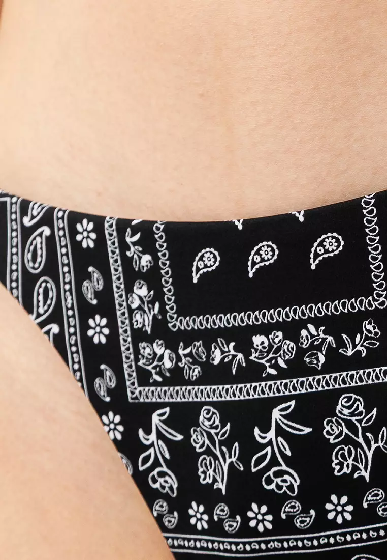 String Tie Side Cheeky Bikini Bottom