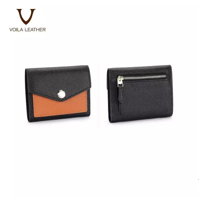 VOILA LEATHER Dompet Wanita Kulit Asli Genuine Leather Wallet RUMI Black Brown