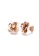 CELOVIS gold CELOVIS - Amrita Camellia Flower Earrings in Rose gold C861EACC229E8BGS_1