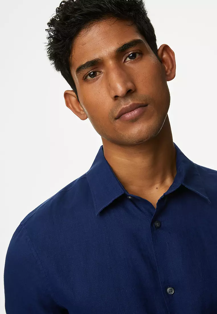 Pure Linen Regular Fit Shirt