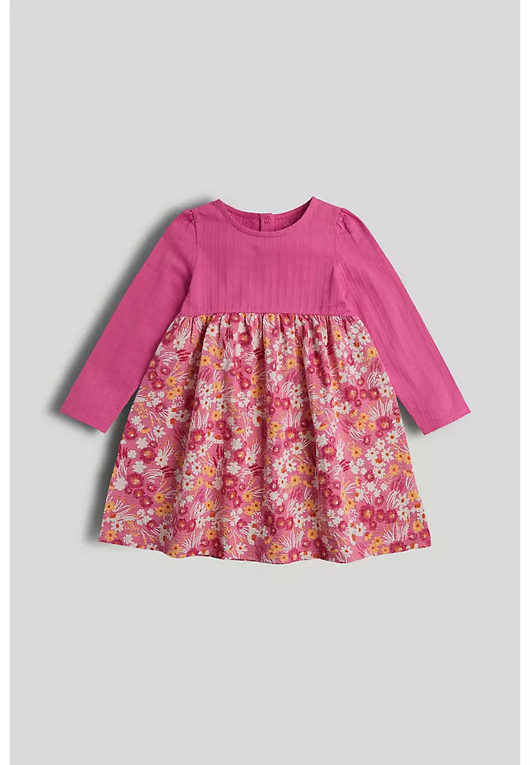 open lace back dress Buy Mothercare Girl's Cotton A-Line Knee-Length Dress (SF653-1_Pink at  Amazon.in