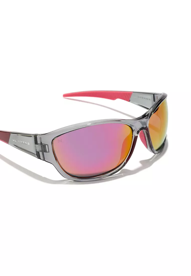 HAWKERS Grey Nebula RAVE Sunglasses for Men and Women, Unisex. UV400 Protection. Official Product designed in Spain