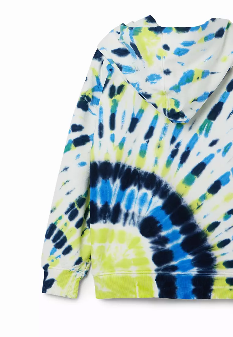 Desigual Boy Oversize tie-dye sweatshirt.