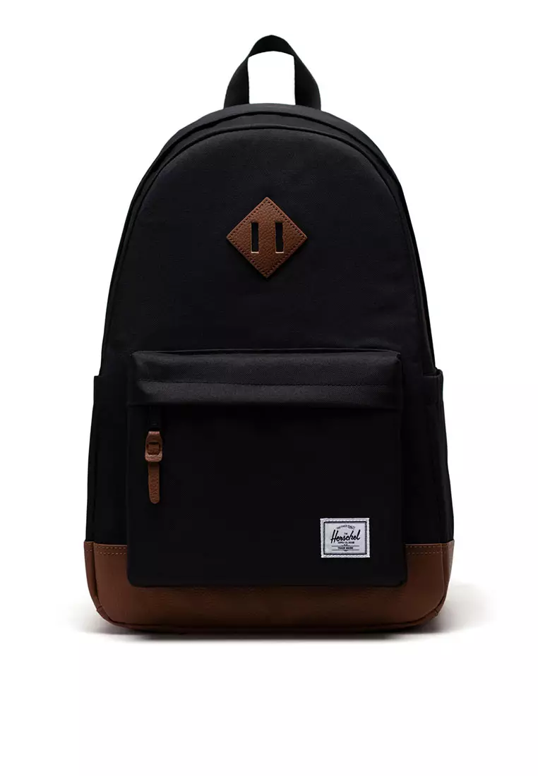 Buy Herschel Herschel Heritage Black/Tan Backpack 24L Online ZALORA