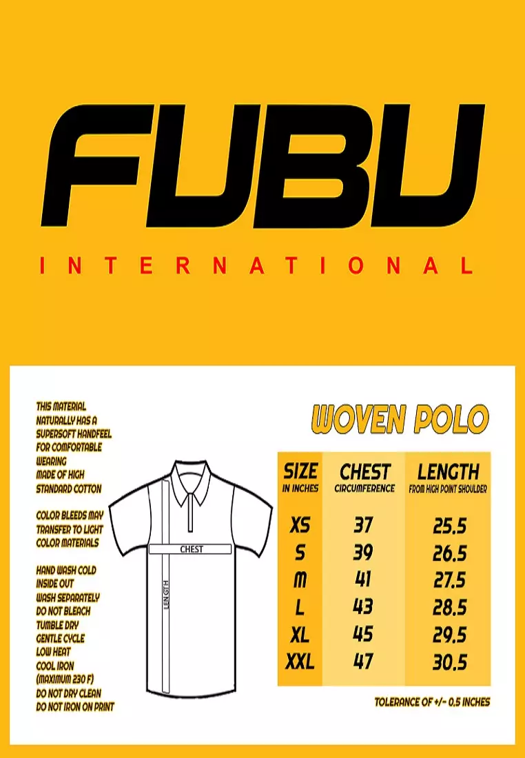 Printed Woven Polo Short Sleeve
