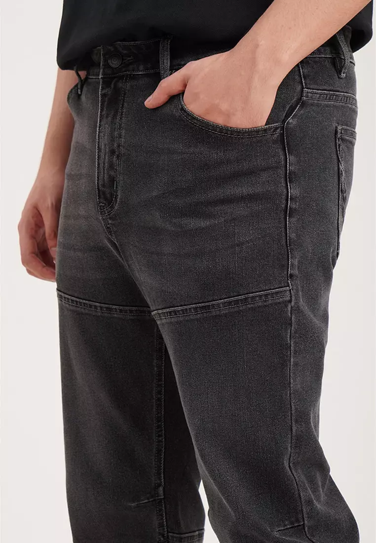Slim Fit Biker Jeans