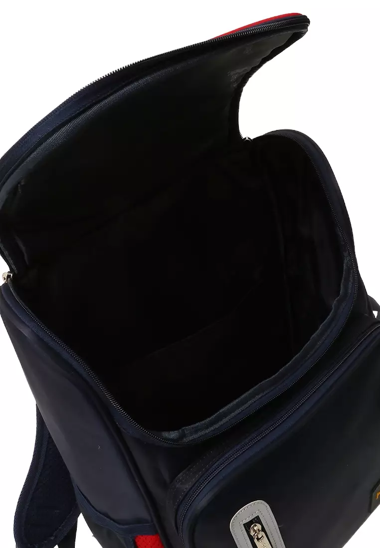 Alessio Tas Ransel Anak Pria Anti Air Childrens Backpack Many Space Material Nylon ORIGINAL - Red