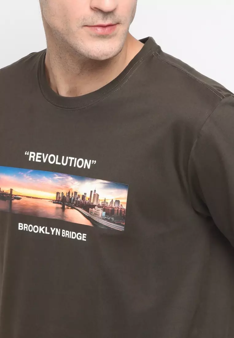 RBJ T-Shirt Cotton Combed Pria 222150011