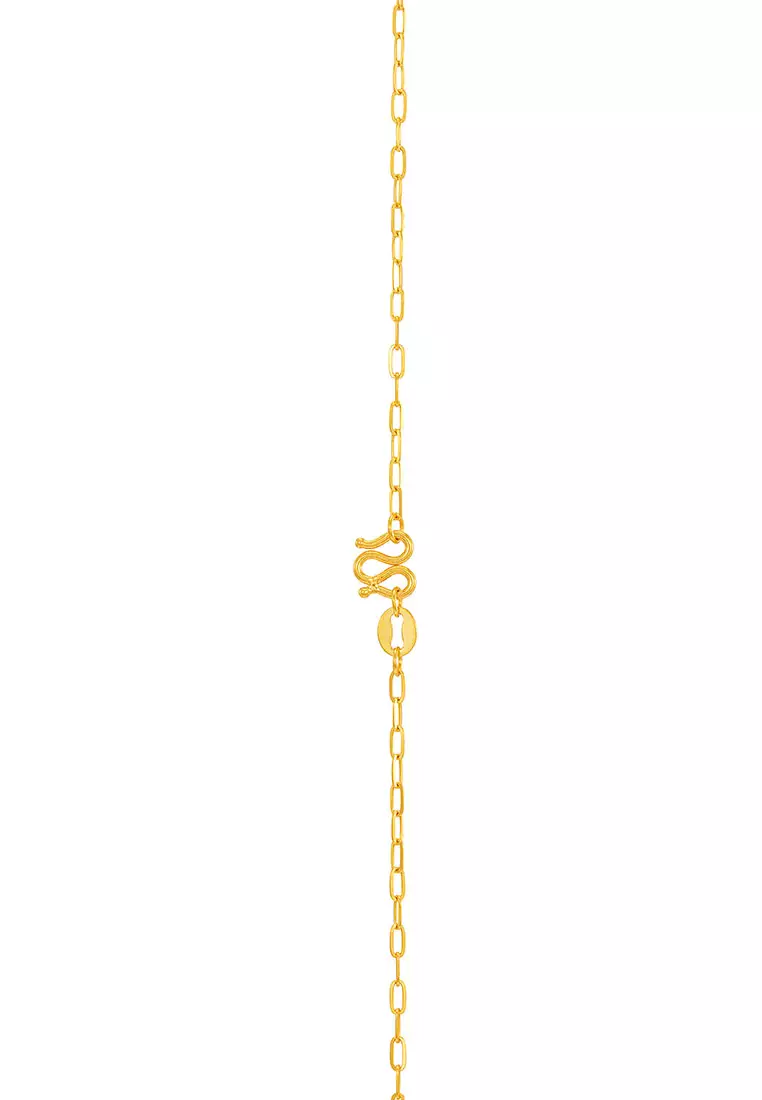 HABIB 999/24K Yellow Gold Necklace CNDT0524(MSN03-2)