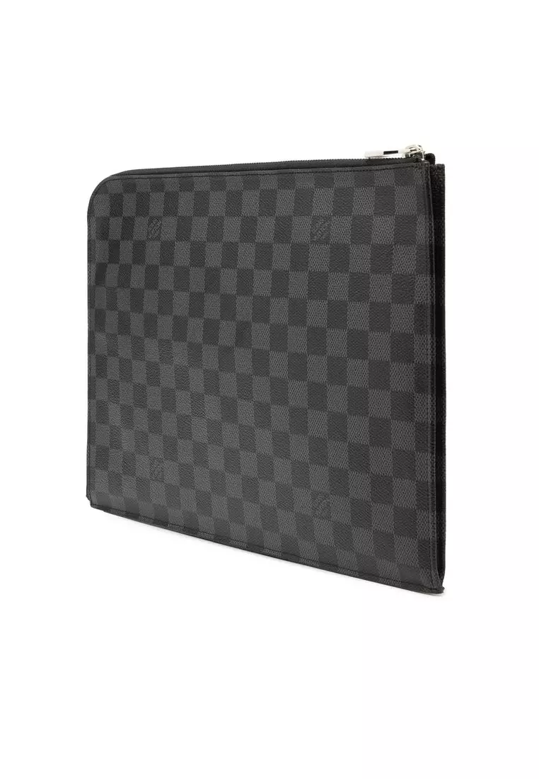 Pre-Loved Louis Vuitton Damier Graphite Pochette Jour Gm