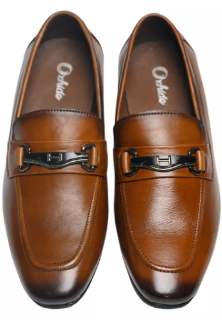 Buy Oxhide Brown Loafers Slip Ons Leather Casual Shoes Men