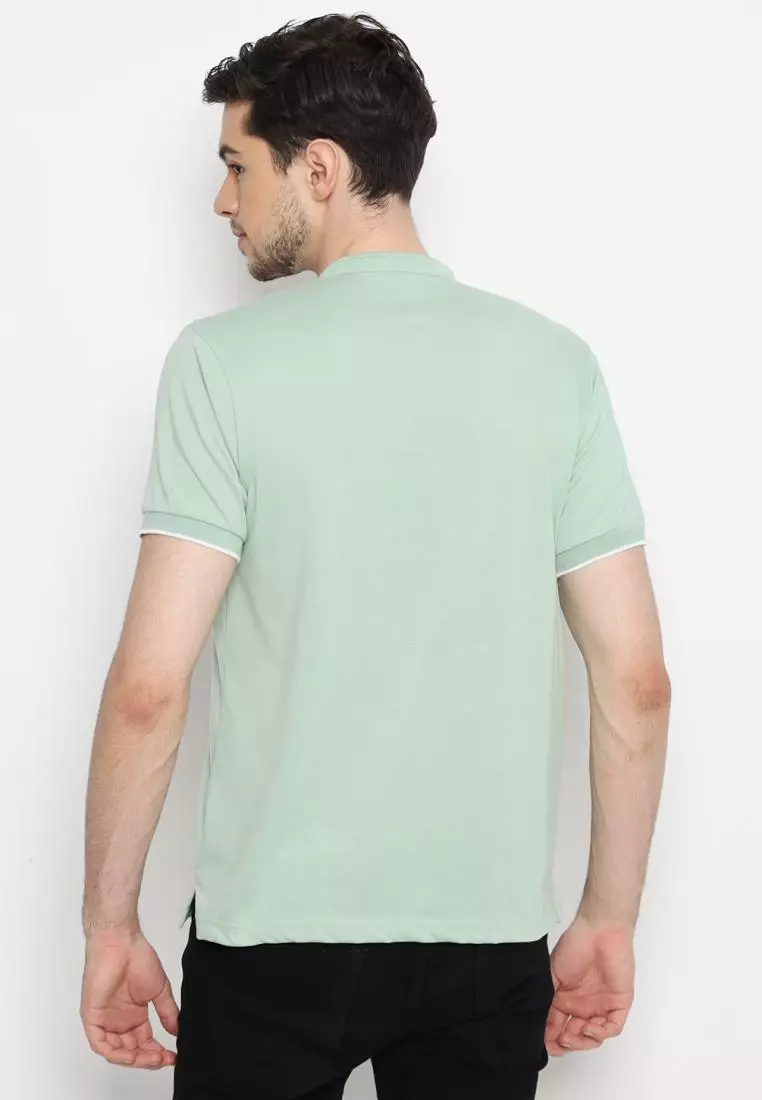 Matsuda Kaos Polos 20s Kragh Shanghai Pria Nakatsu