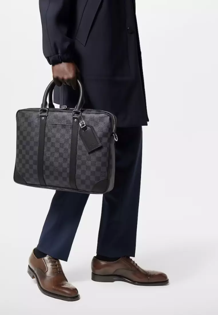 Porte-Documents Voyage PM Damier Graphite