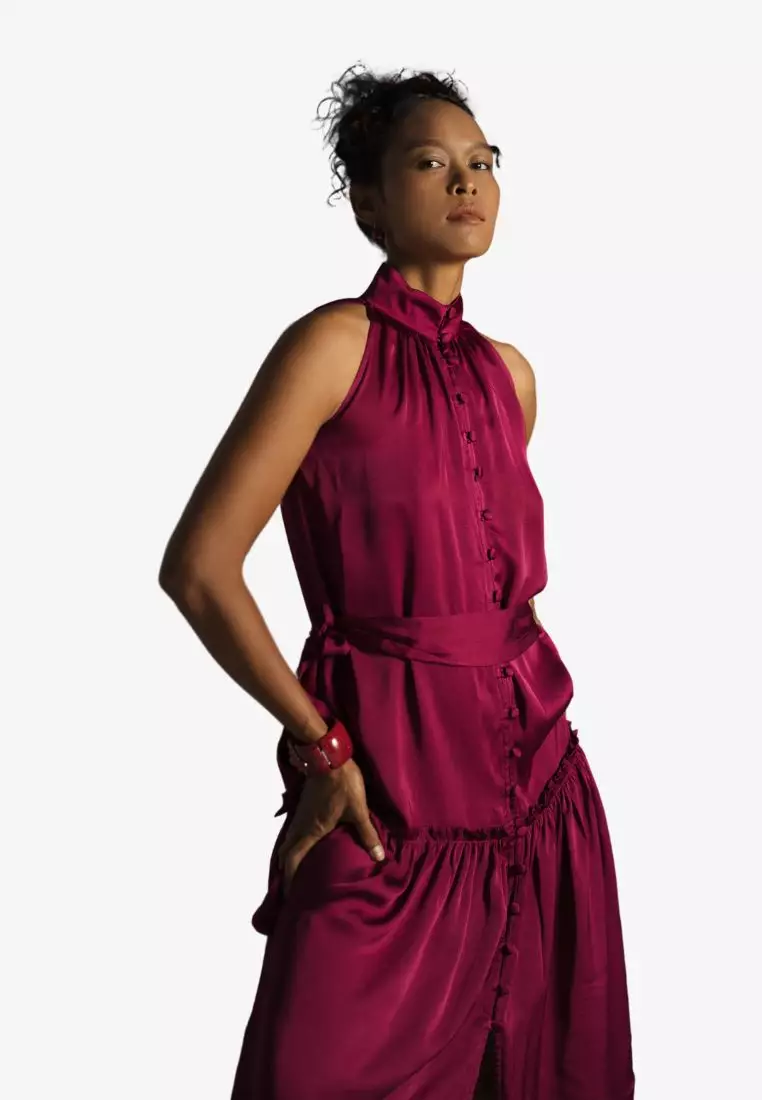 Summer Get Away Silk Dress