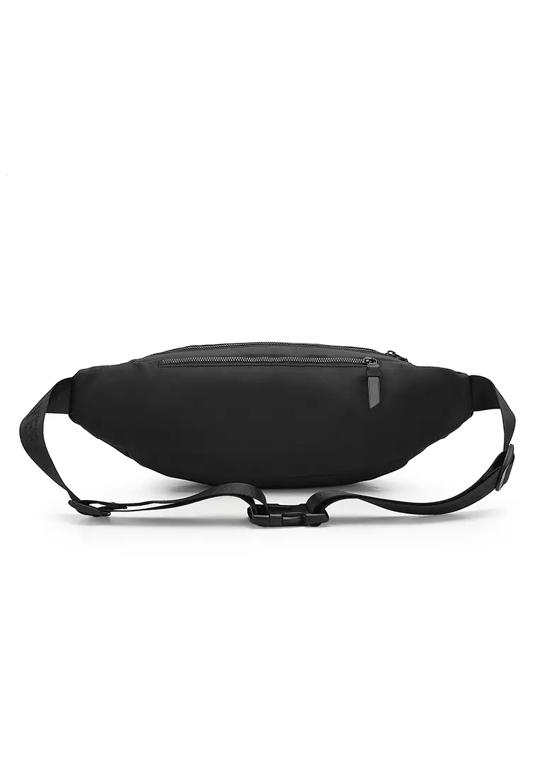 Men's Waist Bag / Belt Bag / Chest Bag - Black