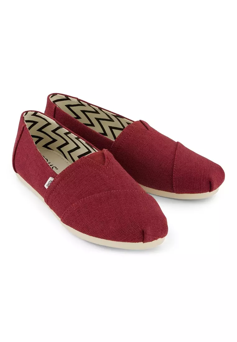 Buy TOMS Toms Women Alpargata Classic Ruby Heritage Canvas Online ...