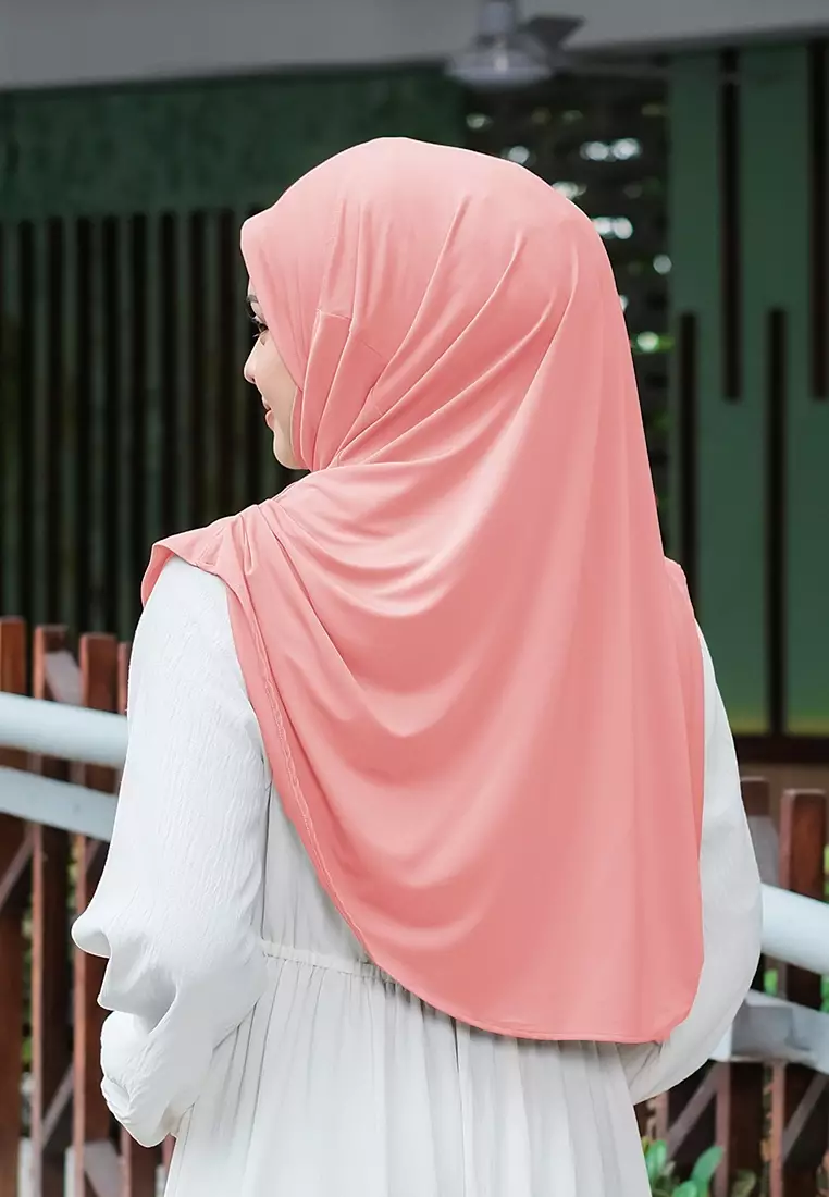 HIJAB INSTAN FATHIA - SALMON