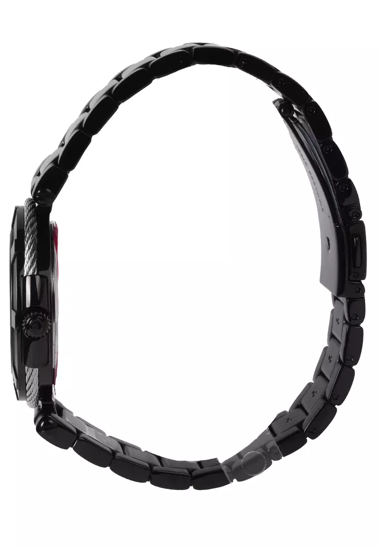 Alexandre Christie - Jam Tangan Wanita - Black - Stainless Steel Bracelet - 2867LDBIPBA