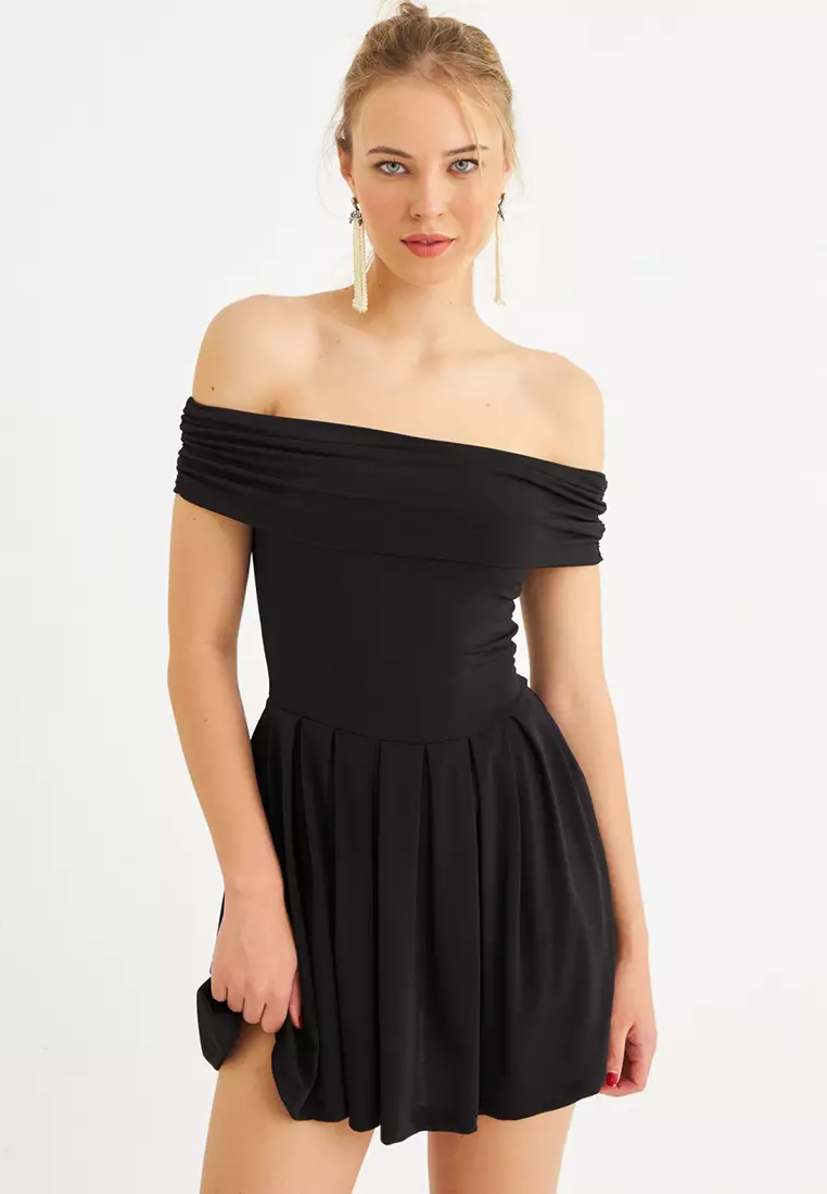 Madonna Collar Mini Dress