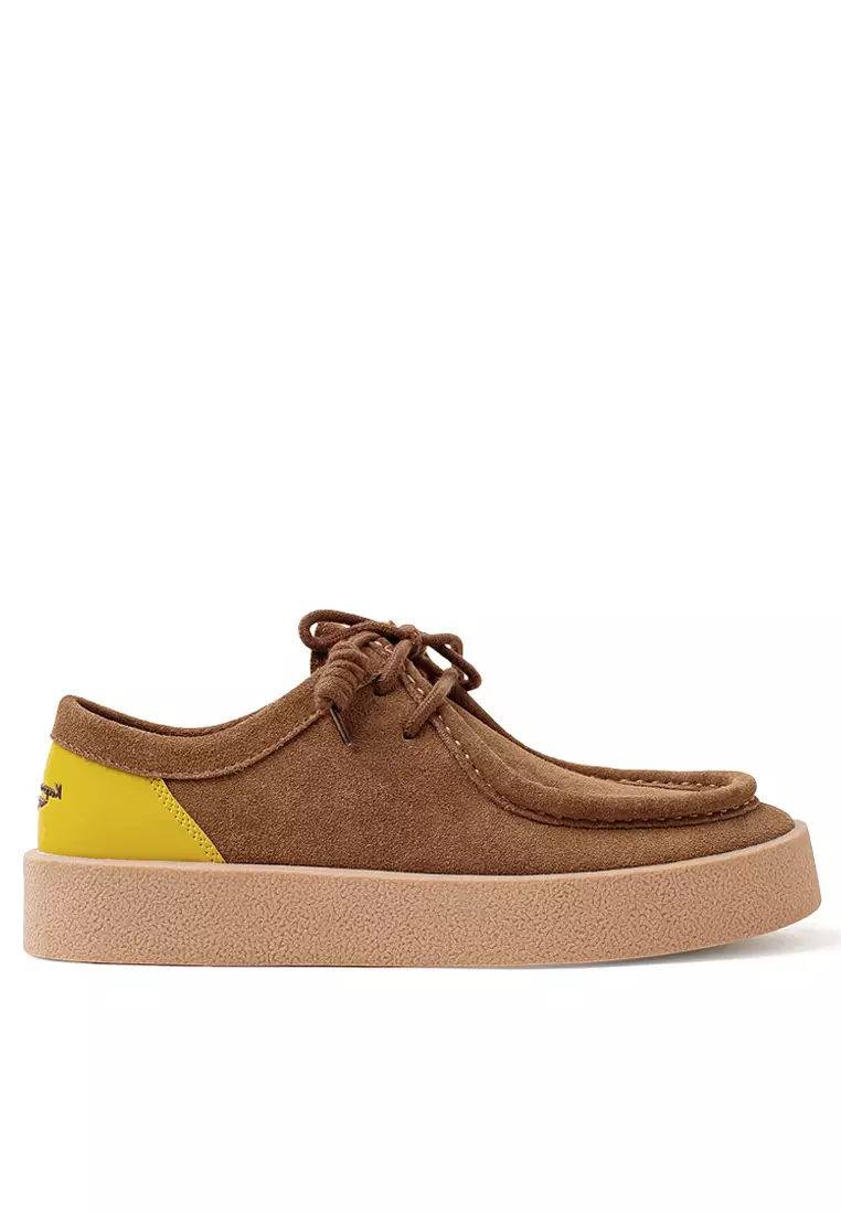 Discount on Twenty Eight Shoes  shoes - SKU: Cow Suede Patchwork Wallabee CQ2401014