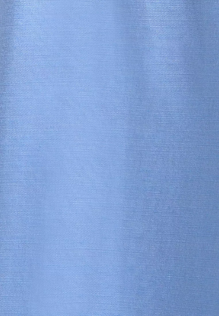 Emba Denim - Aram One Kemeja Koko Pria Lengan Panjang Oversize Blue