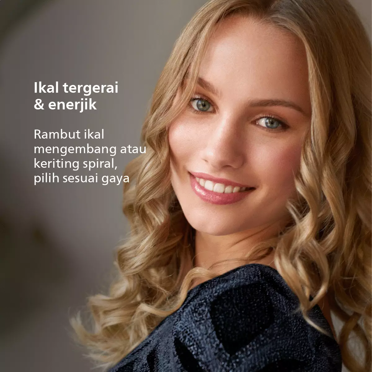 Philips StyleCare Essential Curler HItam BHB862/00 Pengeriting Rambut