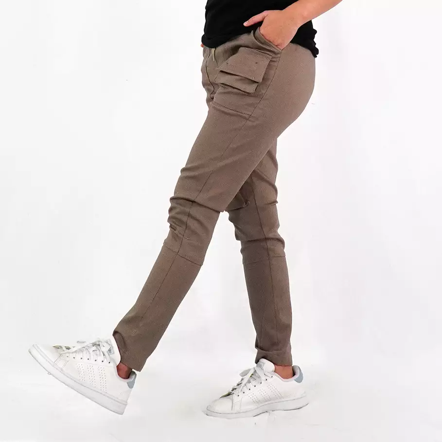 OKECHUKU Jesi Celana Panjang Wanita Celana Chino Wanita Skinny Cargo