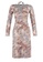 Trendyol brown Printed Halter Knitted Dress C5549AAE3D23AAGS_6