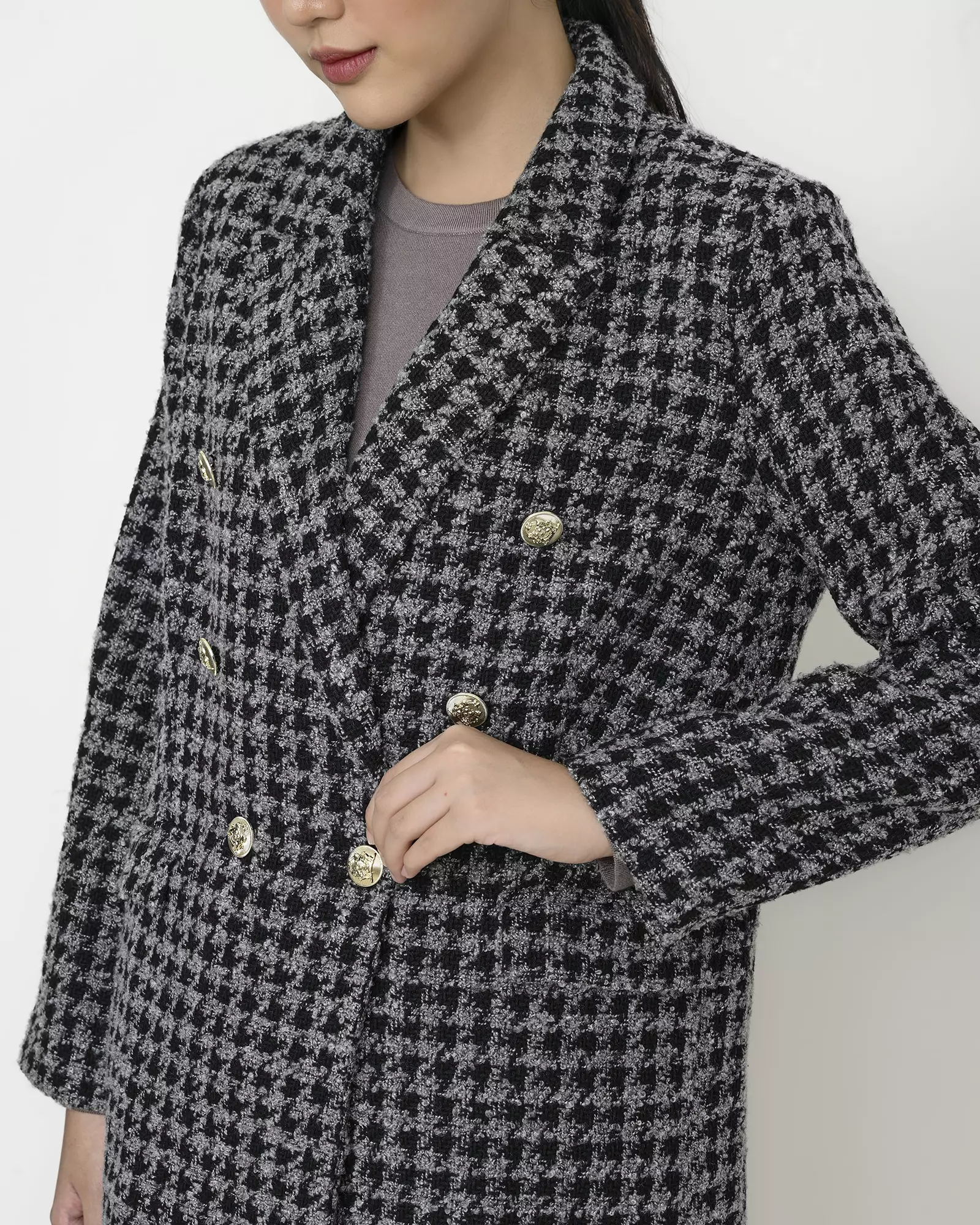 Geulis.id CASSIDY COAT - Grey