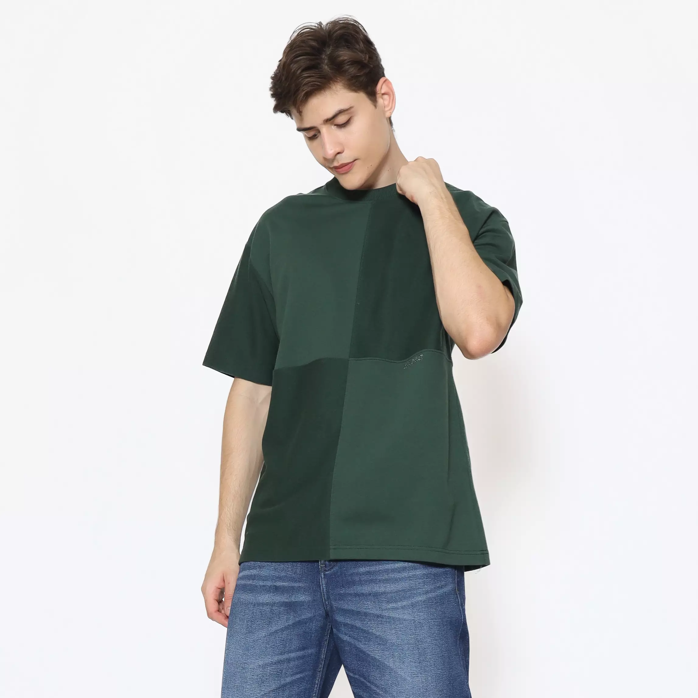 Spyderbilt Kaos lengan pendek Pria Migos Oversize Men Tee Planet Surf