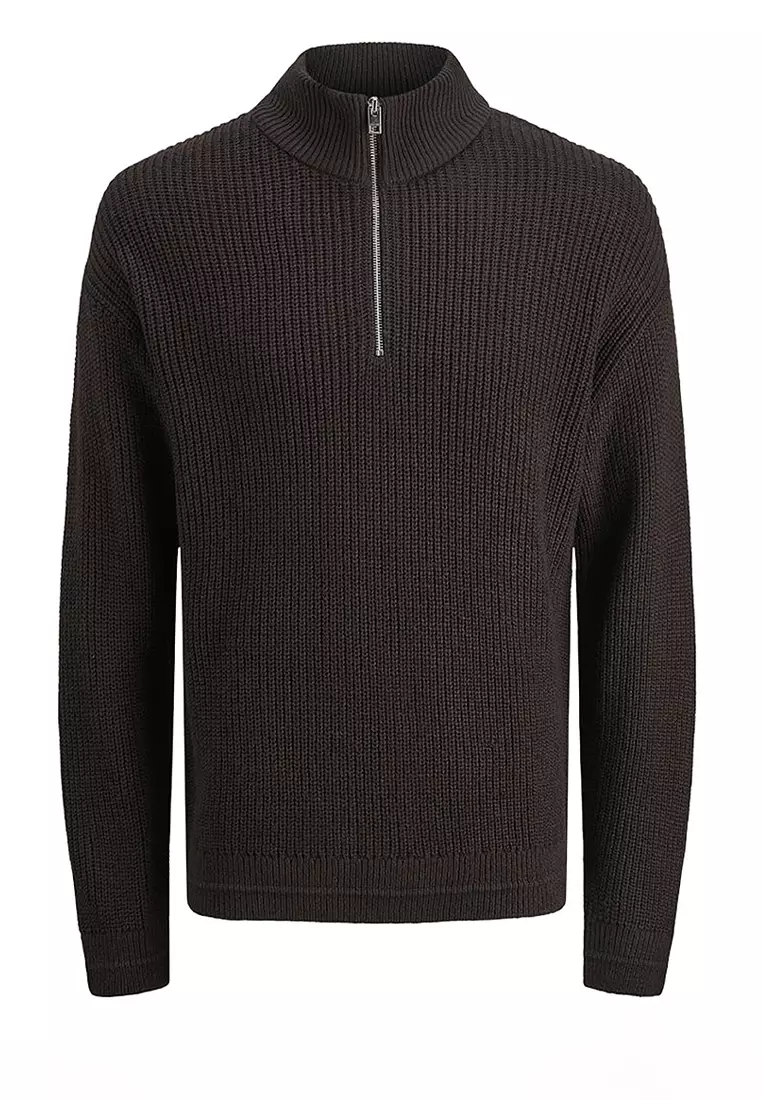 Half Zip Knit Sweater