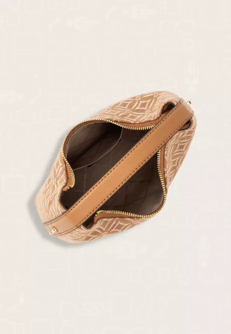 Michael Kors Ember Small Logo Jacquard Messenger Bag Deer