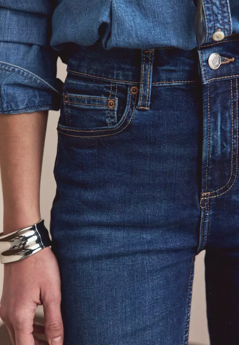 Mid Rise Stretch Skinny Jeans