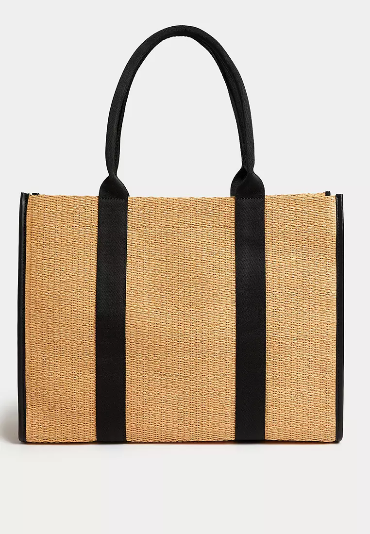 Canvas Structured Tote Bag