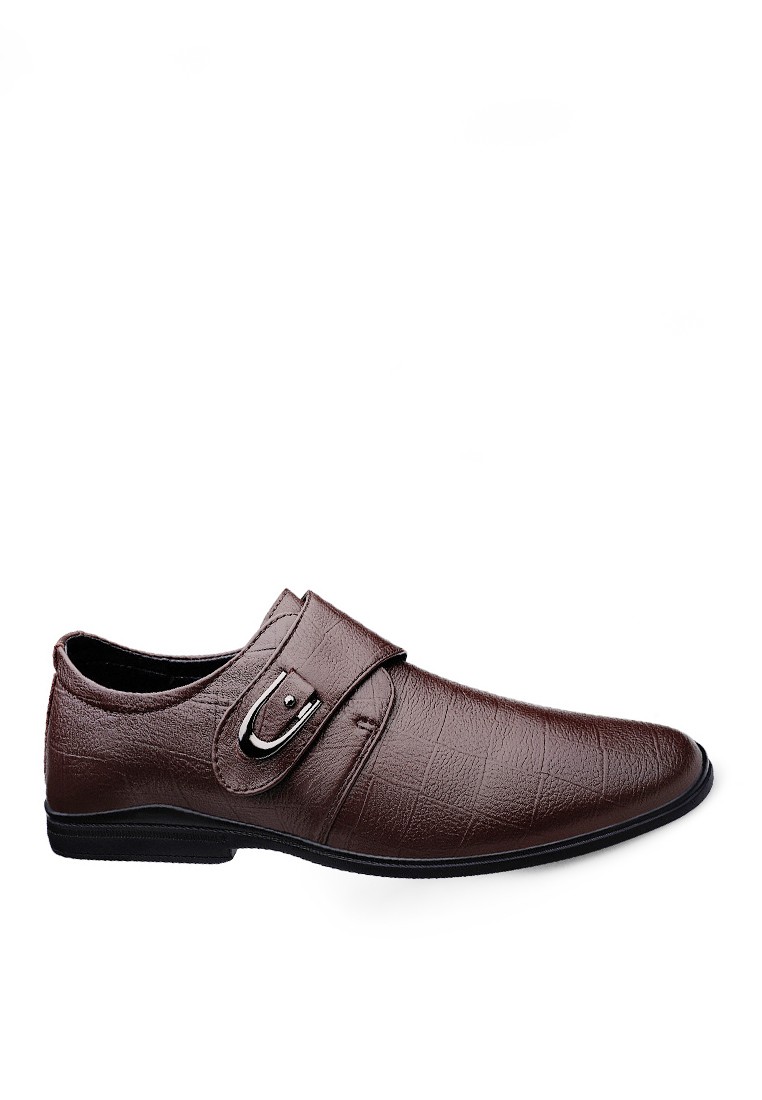 VANSA Top Layer Cowhide Slip-on Business Shoes VSM-F55321