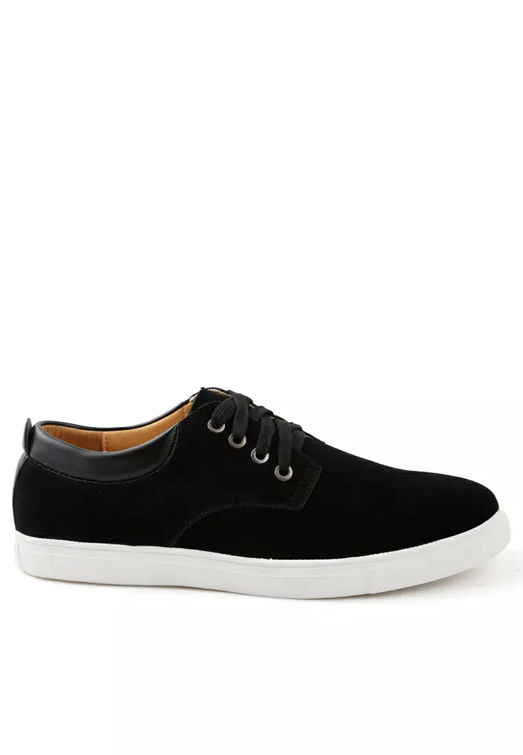 All black sales suede shoes