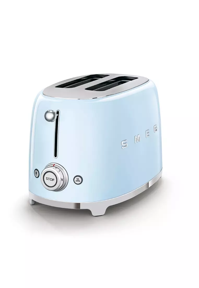 Buy SMEG Smeg 50'S Retro Style 2 Slice Toaster Pastel Blue Online