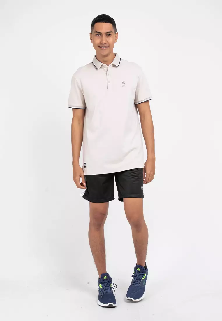 Forest Premium Weight Cotton Polo Tee 220gsm Interlock Knitted Polo T Shirt | Baju T Shirt Lelaki - 23761-15Beige
