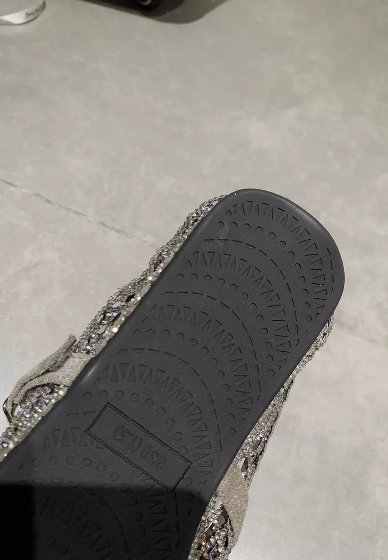 Mesh Hollow Strap Slip-Ons WW3368-2
