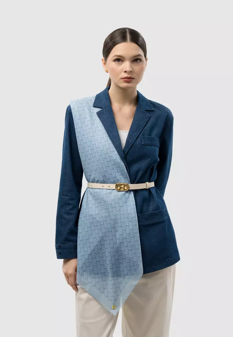 Bimu Twill Square - Powder Blue