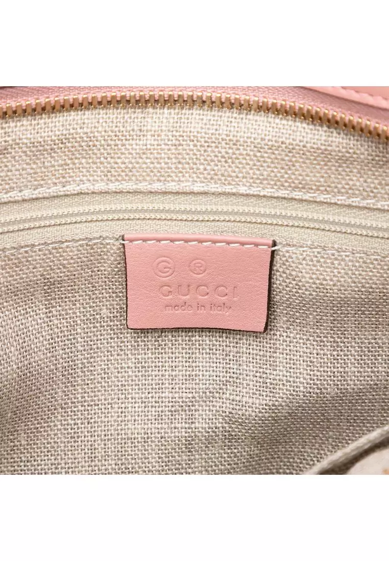 Pre-Loved Gucci Small Microguccissima Bree Satchel