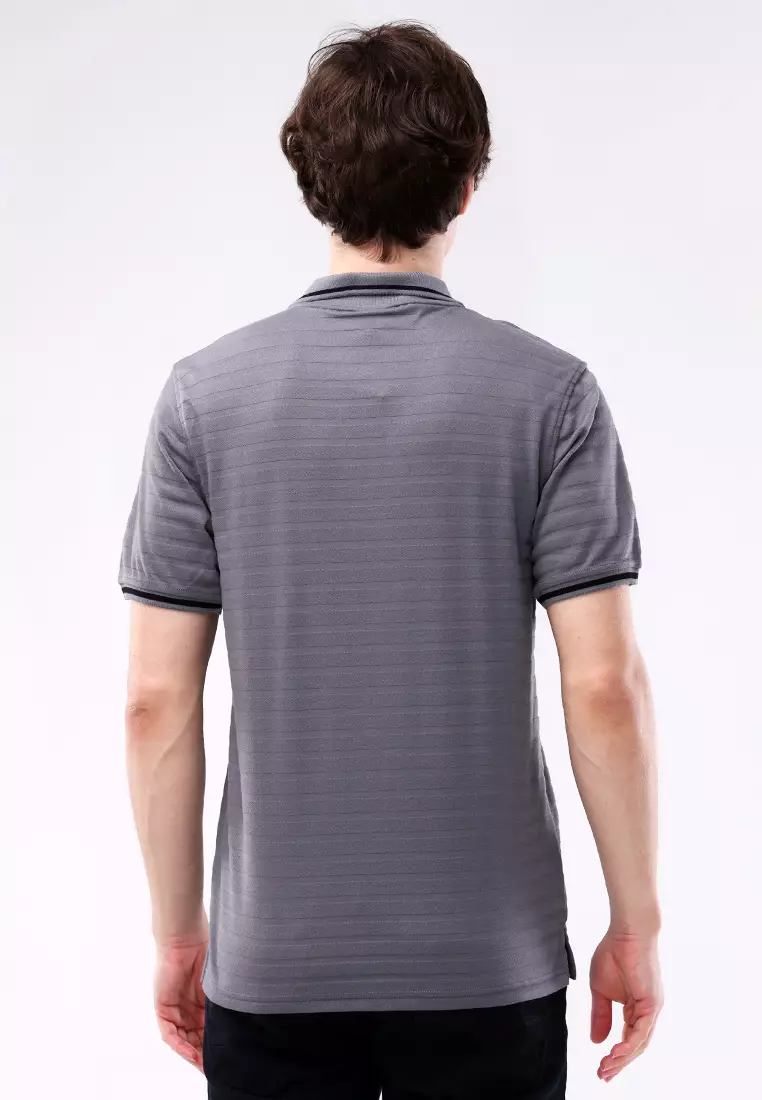 Collared Shirt Jacquard