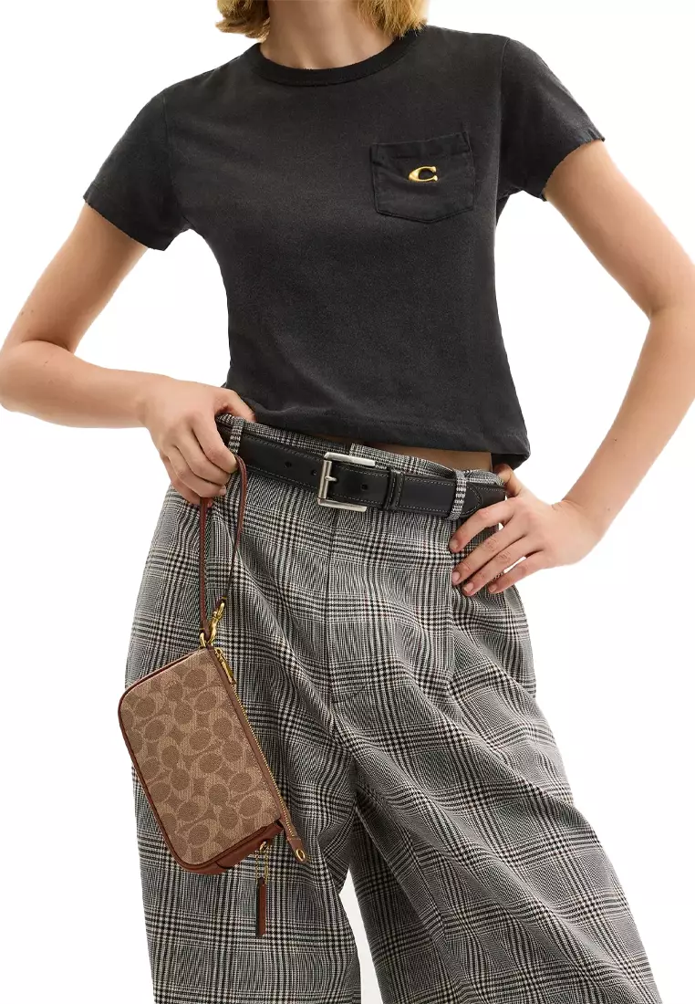 Plaza 18 Women's Handbag in Brown Yellow CCD38