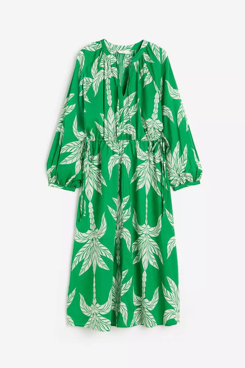 H&m floral best sale shirt dress