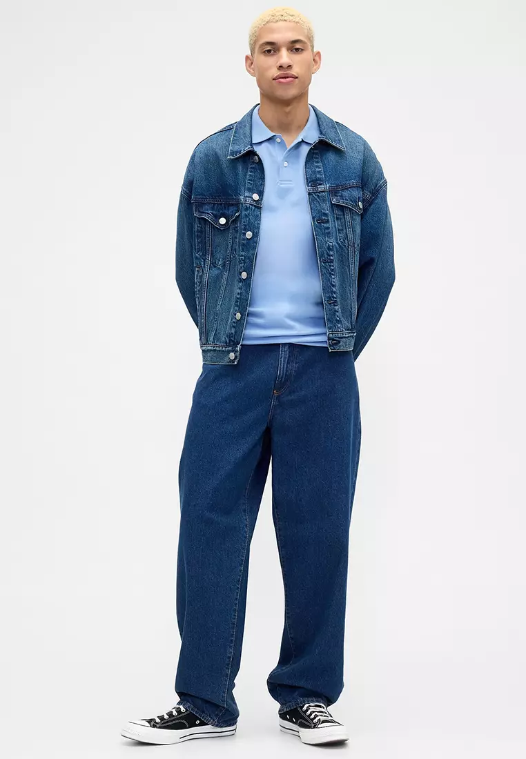 Logo Pique Polo Shirt