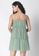 FabAlley green Green Strappy Tiered Mesh Dress C6C7AAA8FC4C6EGS_2